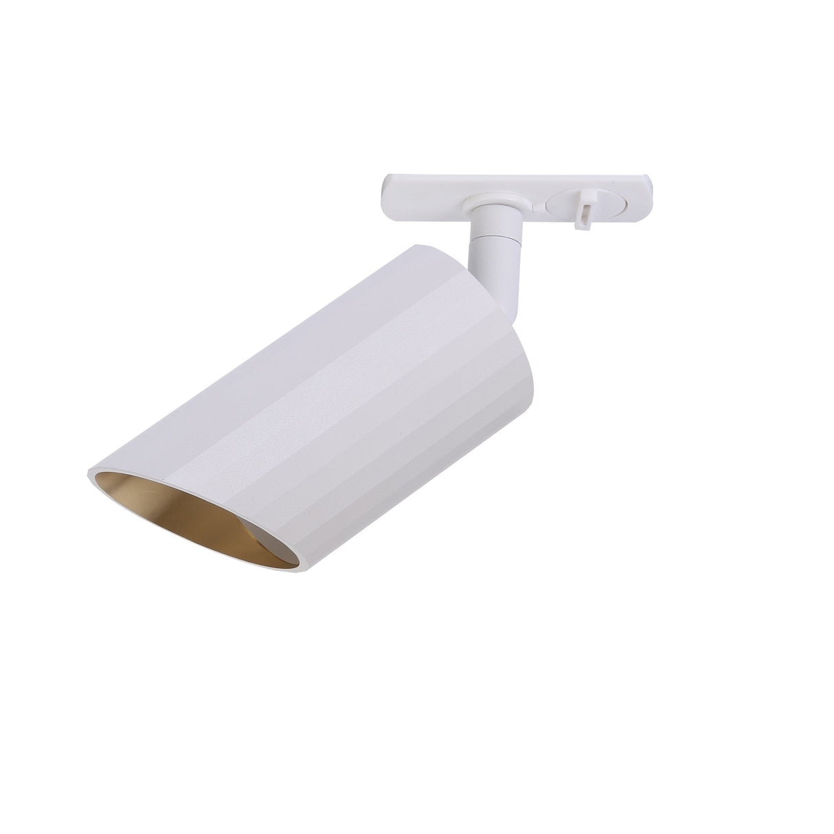 Lipari White Aluminum Track Light Fixture - 1 Phase Unity System