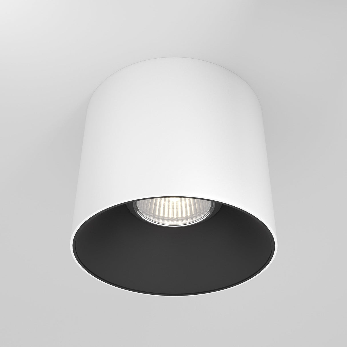 Alfa LED Ceiling Lamp - Dual Tone Elegance in White and Black