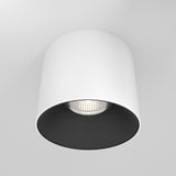 Alfa LED Ceiling Lamp - Dual Tone Elegance in White and Black