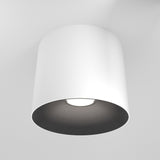 Alfa LED Ceiling Lamp - Modern White and Black Design
