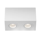 White Atom Dual Light Ceiling Lamp
