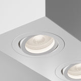 White Atom Dual Light Ceiling Lamp