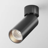 Sleek Black FOCUS LED Ceiling Lamp by Maytoni
