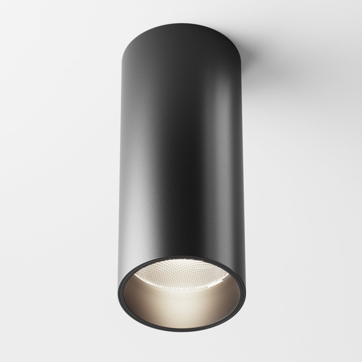 Sleek Black FOCUS LED Ceiling Lamp for Modern Interiors