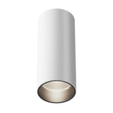 White Aluminum FOCUS LED Surface-Mounted Ceiling Lamp