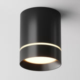 Sleek Black Orlo LED Ceiling Lamp