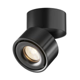 Sleek Black Yin Ceiling & Wall Lamp with Adjustable LED Lighting