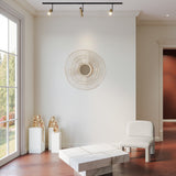 Contemporary Black and Gold Elti Adjustable Ceiling Lamp