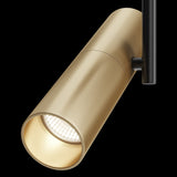 Contemporary Black and Gold Elti Adjustable Ceiling Lamp