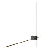 Contemporary Black and Gold Wall Lamp - Maytoni Technical Pars Series