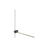 Contemporary Black and Gold Wall Lamp - Maytoni Technical Pars Series