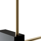 Contemporary Black and Gold Wall Lamp - Maytoni Technical Pars Series