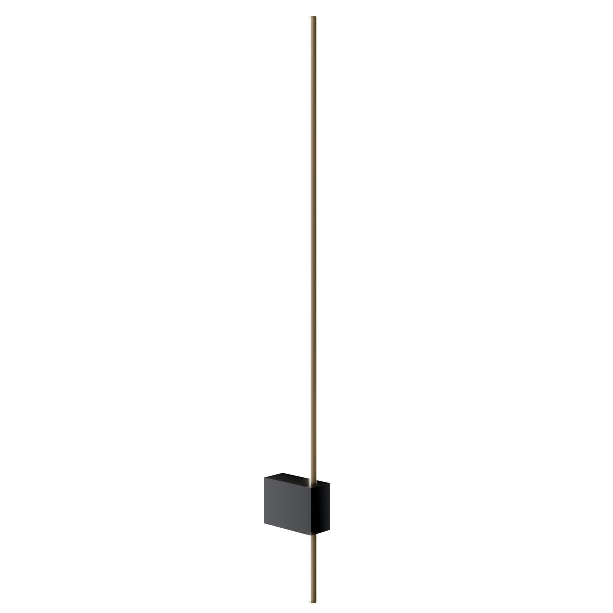 Sleek Black and Gold Wall Lamp - Modern Minimalist Design