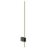 Sleek Black and Gold Wall Lamp - Modern Minimalist Design