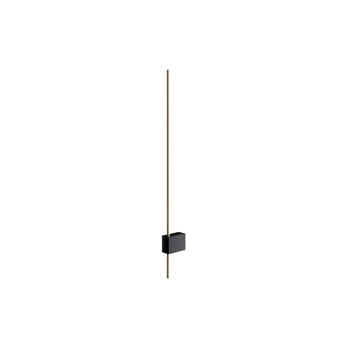 Sleek Black and Gold Wall Lamp - Modern Minimalist Design