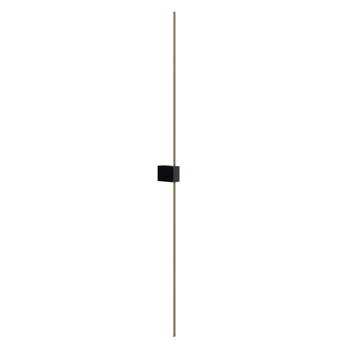 Elegant Black and Gold Wall Lamp - Sleek Minimalist Design