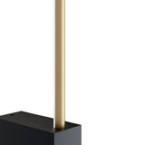 Elegant Black and Gold Wall Lamp - Sleek Minimalist Design