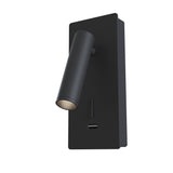 Sleek Black Mirax Adjustable Wall Lamp - Modern Style