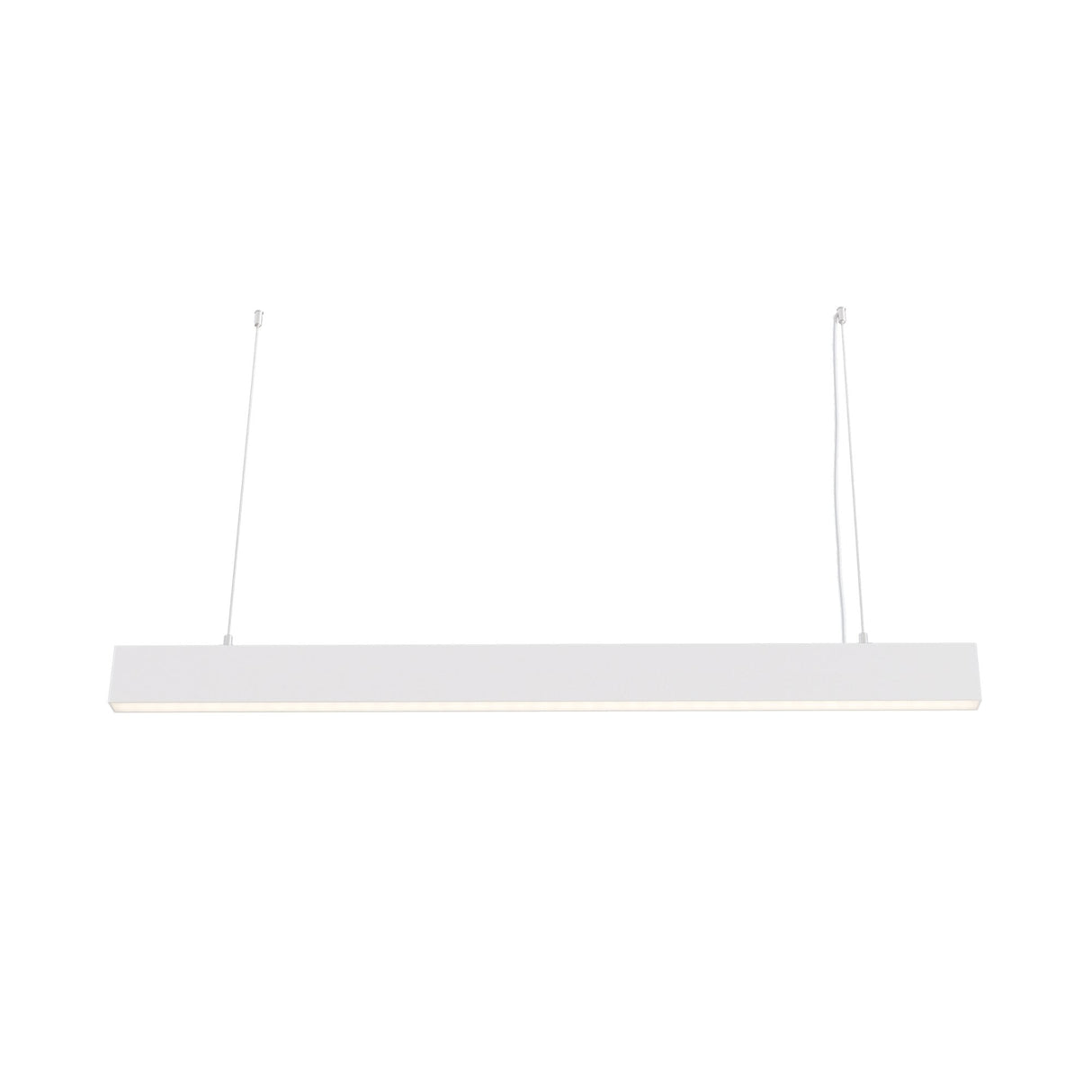Elegant BASIS White Pendant Lamp - Sleek Aluminum Design