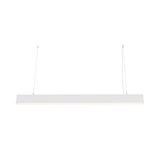 Elegant BASIS White Pendant Lamp - Sleek Aluminum Design