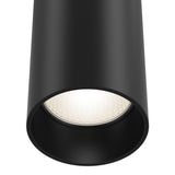 Black Sleek Pendant Focus Lamp