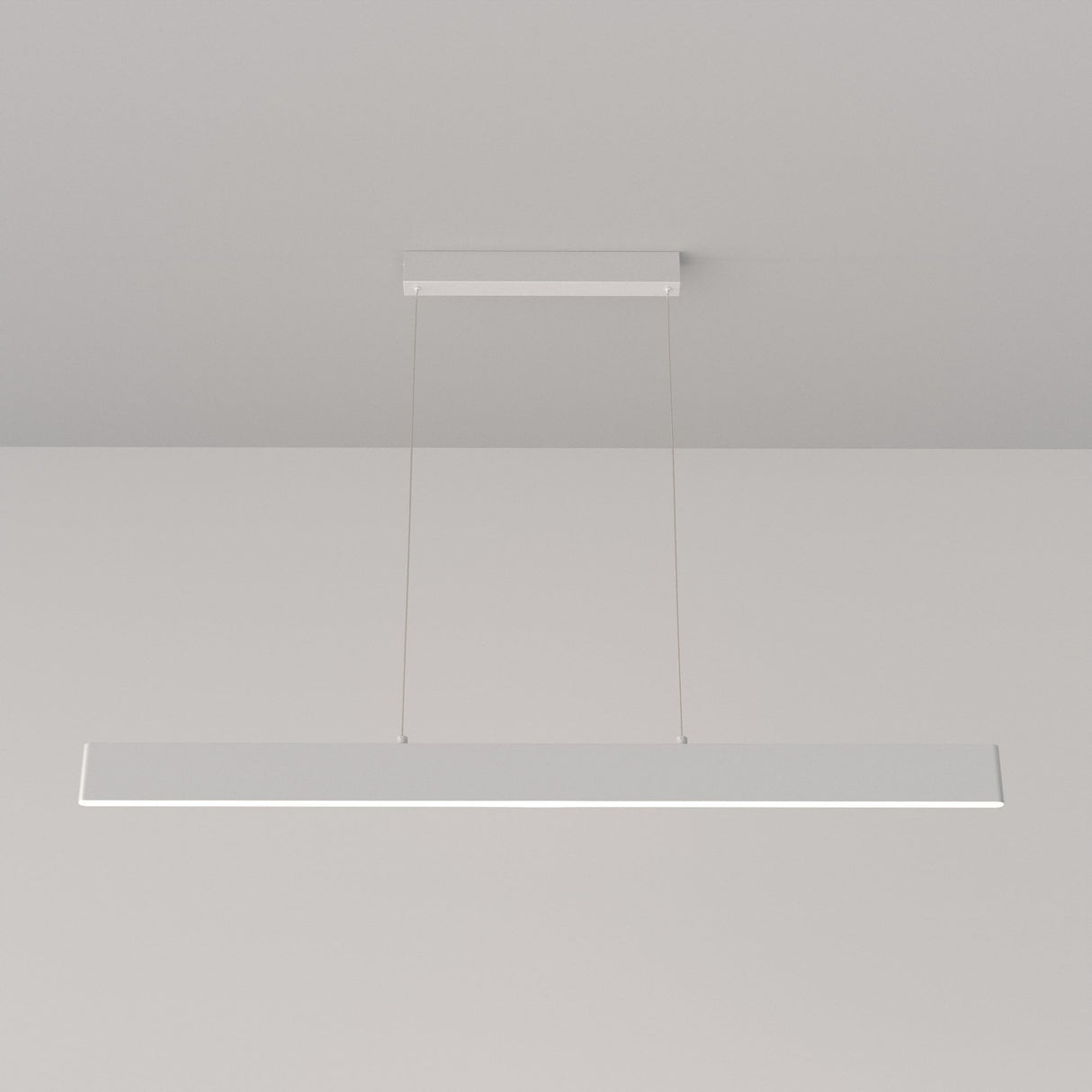 Contemporary White Step Pendant Lamp by Maytoni