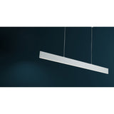 Contemporary White Step Pendant Lamp by Maytoni