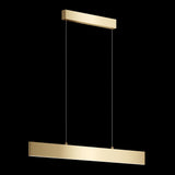 Elegant Gold Step Pendant Lamp with Dual Light Sources