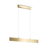 Elegant Gold Step Pendant Lamp with Dual Light Sources