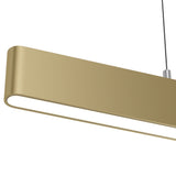 Elegant Gold Step Pendant Lamp with Dual Light Sources