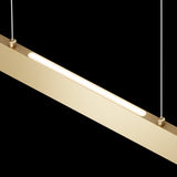 Elegant Gold Step Pendant Lamp with Dual Light Sources