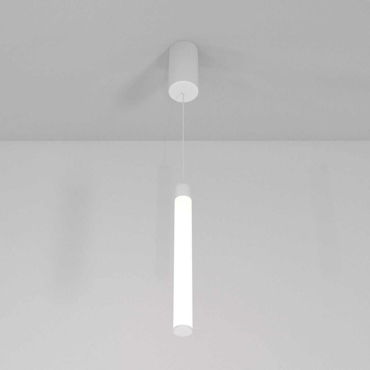 Sleek Ray Pendant Lamp - Modern White Design