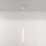 Sleek White Ray Pendant Lamp - Modern Aluminum Design