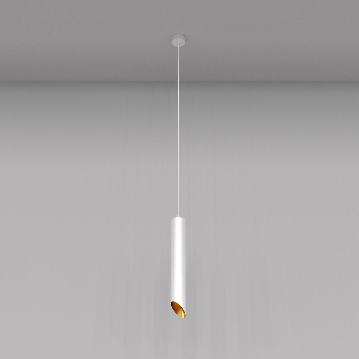 Elegant Lipari Pendant Lamp - White and Gold Design