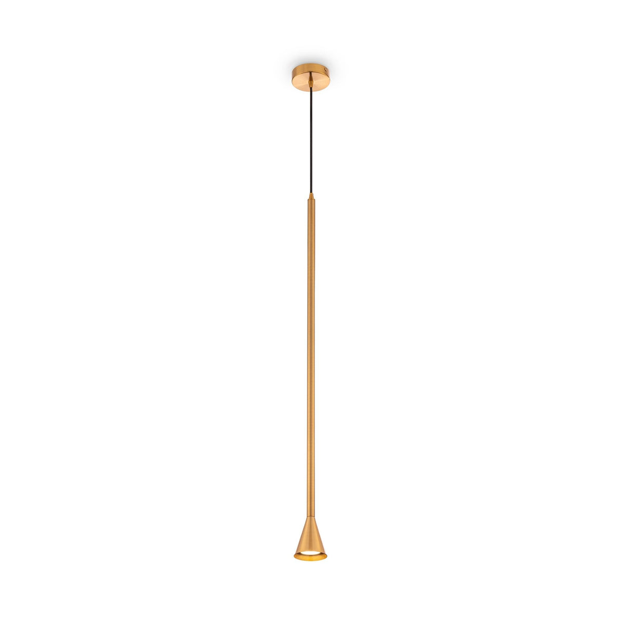 Golden Arrow Pendant Light - Sleek Minimalist Design