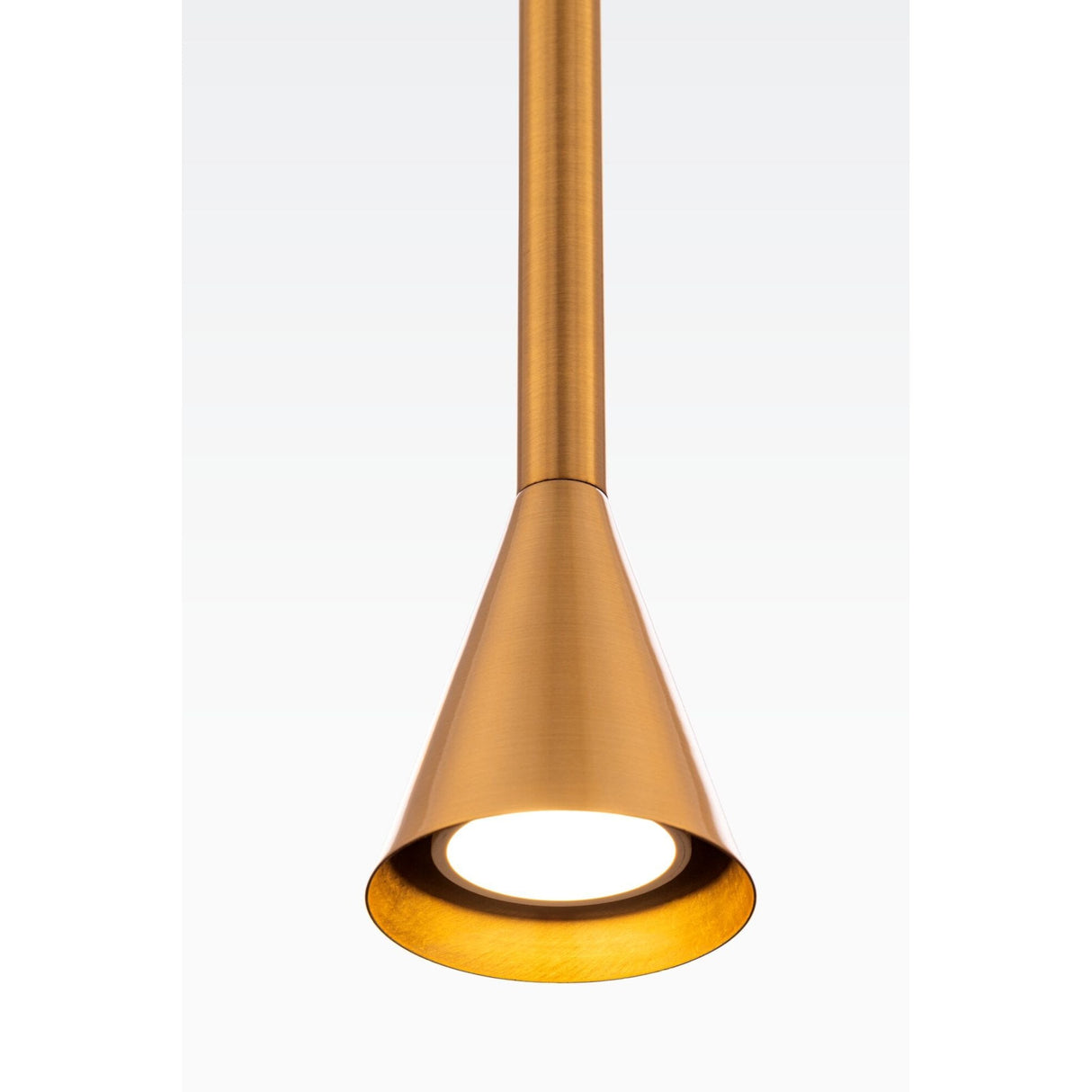 Golden Arrow Pendant Light - Sleek Minimalist Design