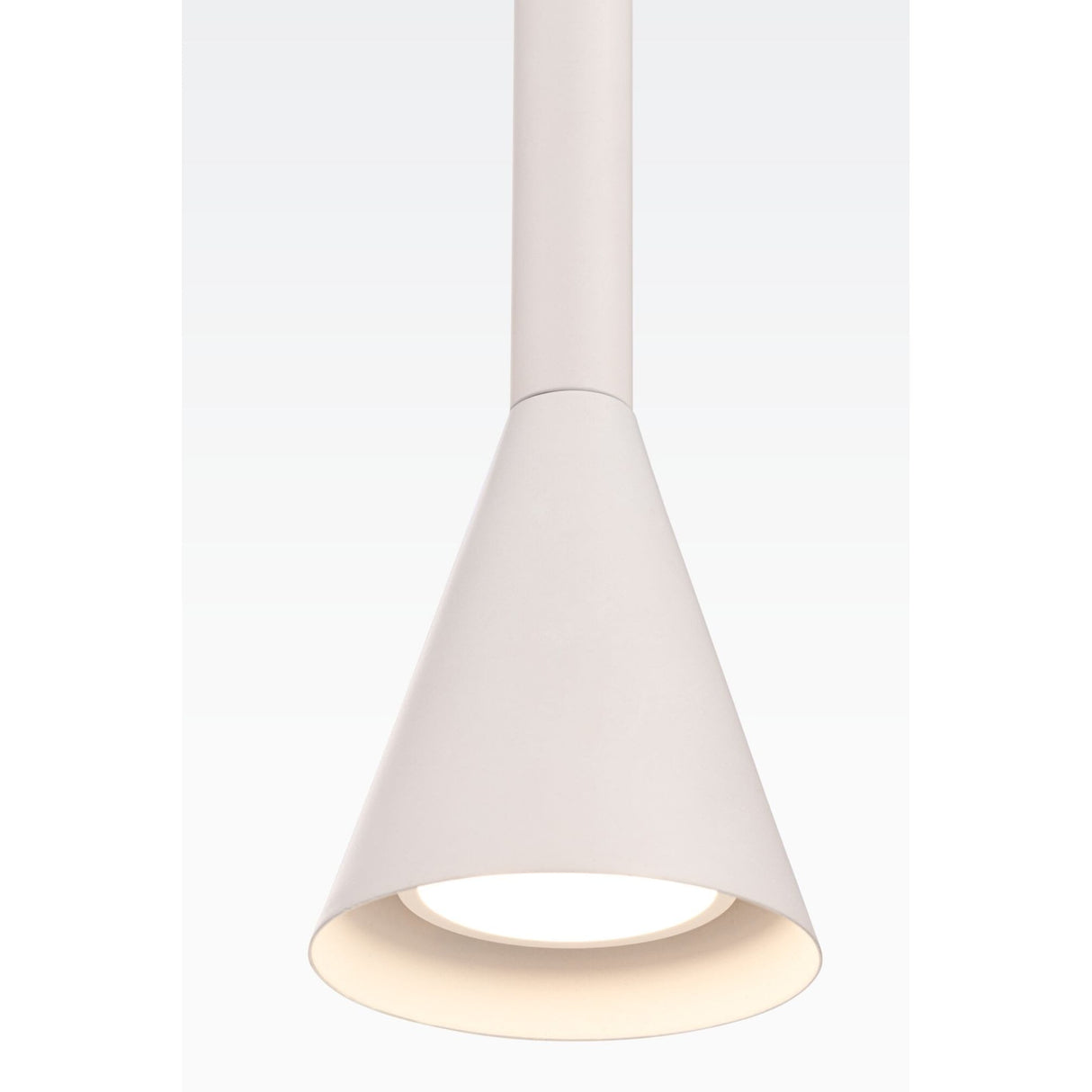 Arrow Pendant Lamp in Sleek White Finish