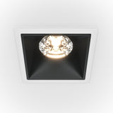 Alfa LED Downlight - Dual-Tone White and Black Finish