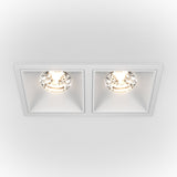 Sleek White Alfa LED Downlight by Maytoni Technical