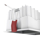 Alfa 30W LED Downlight (3K) - Sleek White and Black Design