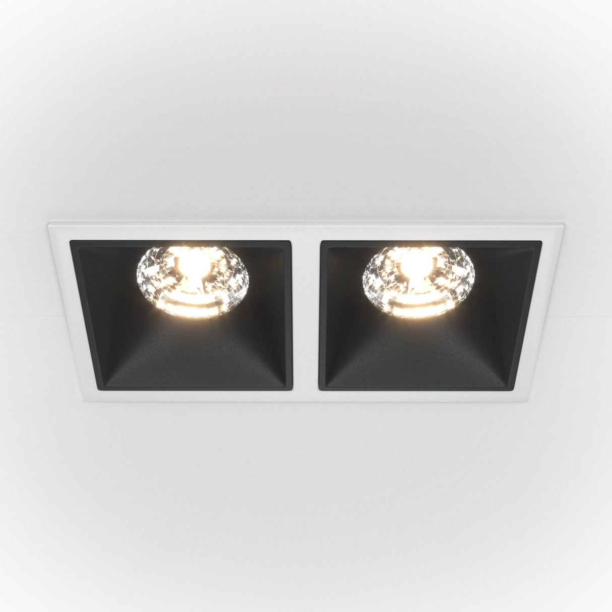 Elegant Alfa LED Downlight - Sleek White and Black Design