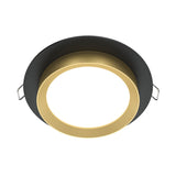 Sleek Black and Gold Hoop Recessed Downlight