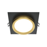 Sleek Black and Gold Hoop Recessed Downlight