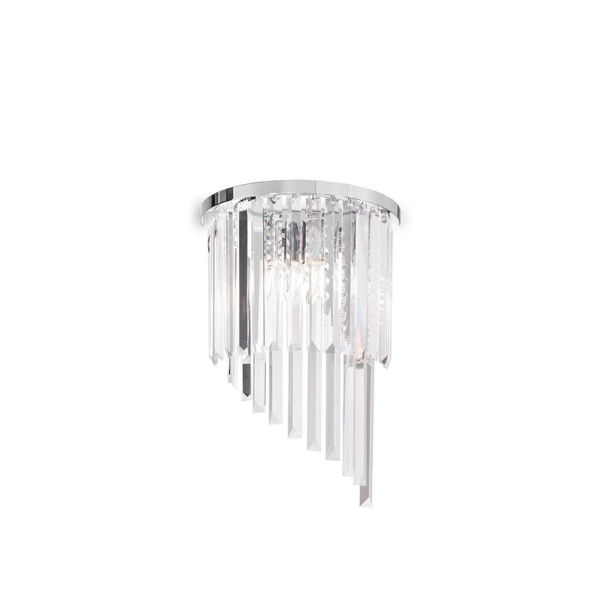 Tri-Light Chrome Carlton Sconce