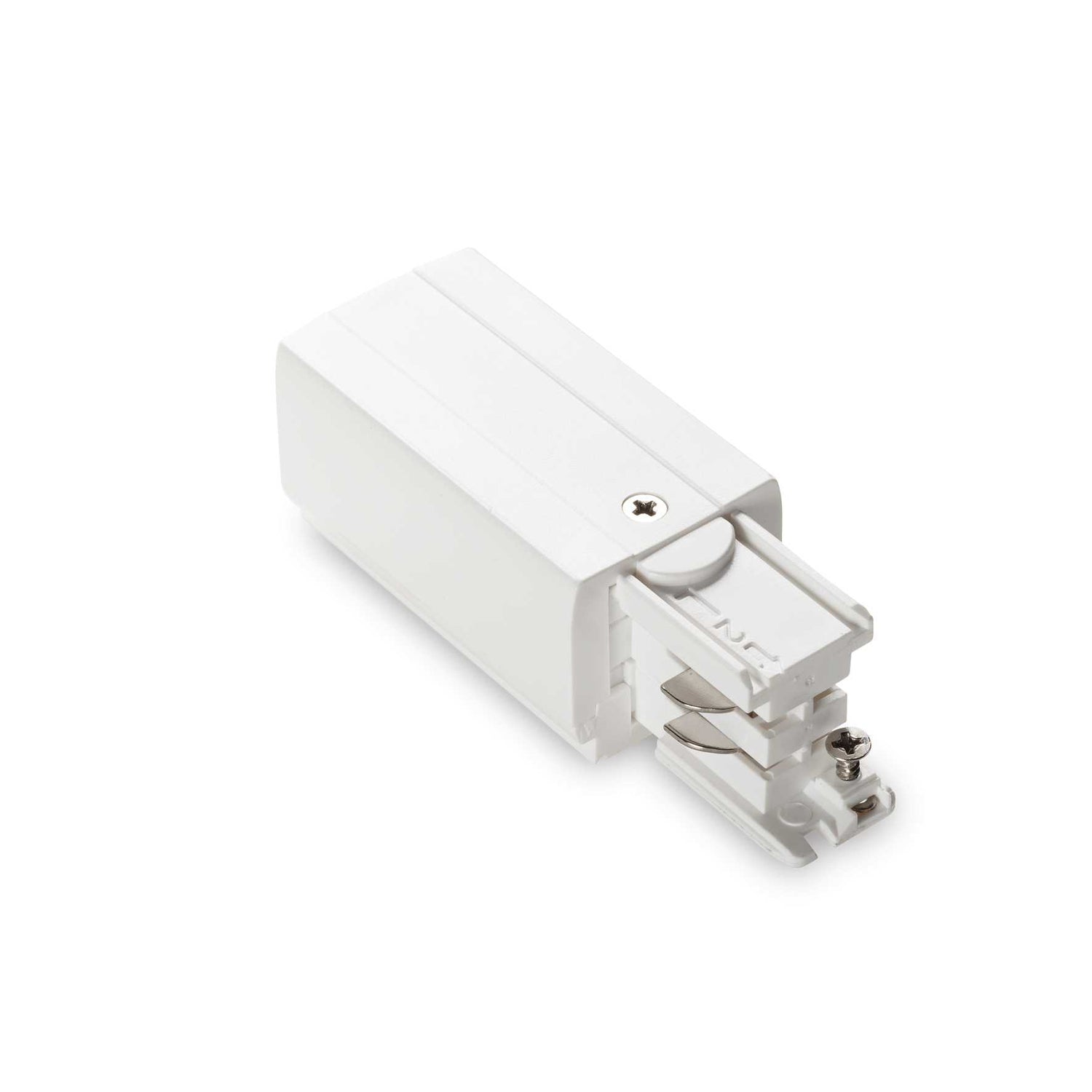 Trimless Connector - Left End On/Off (White)