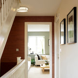 Mashiko Modern Round Chrome Ceiling Light for Bathrooms 400mm