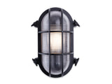 Turin Bulkhead - Oval in Black IP65