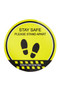 Warning Floor Sticker Stay Safe Please Stand Apart Set of 4