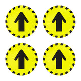 Warning Floor Sticker Arrow Set of 4