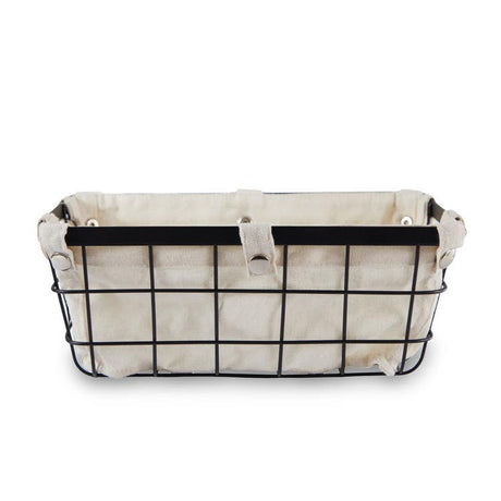 Harga Small Matte Black Wire Storage Basket